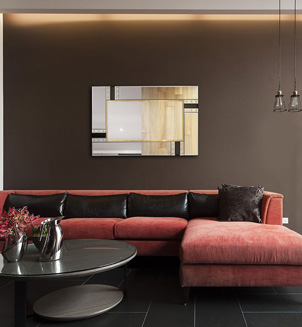 Miroir décoratif pour salle à manger
