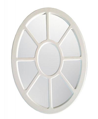 Miroir ovale avec cadre MDF