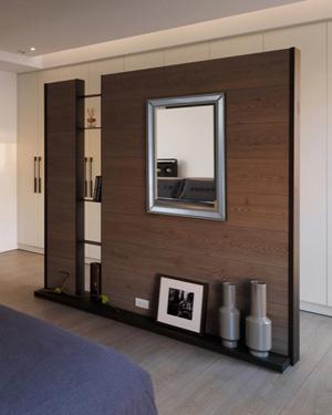 Miroir rectangulaire cadre en polystyrène