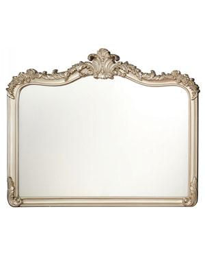 Miroir de courtoisie avec cadre en polyuréthane