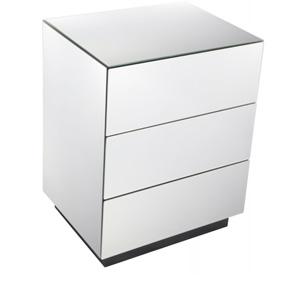 Table de chevet miroir 