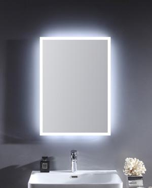 Miroir avec rétro-éclairage LED sans cadre